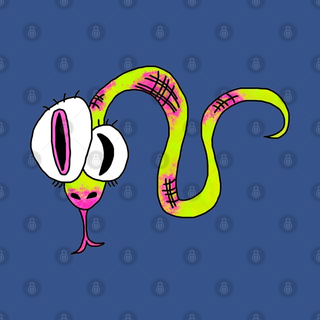cute crazy snake by MerryDee