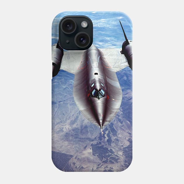 SR-71 Blackbird USAF Phone Case by zap