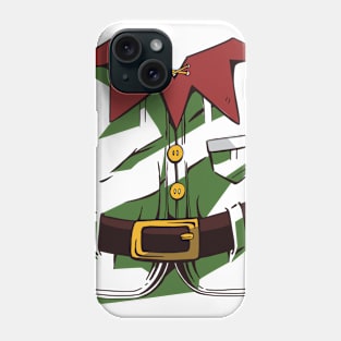 christmas elf costume Phone Case