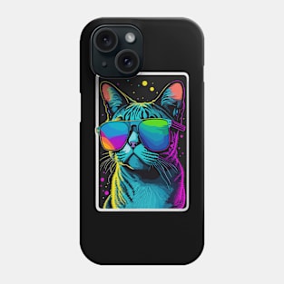 Cat with Sunglasses Phone Case