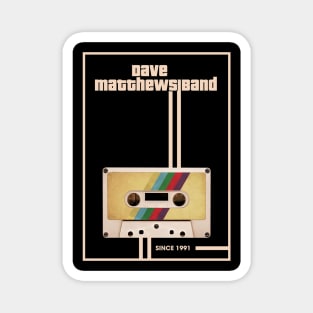 Dave Matthews Band Music Retro Cassette Tape Magnet