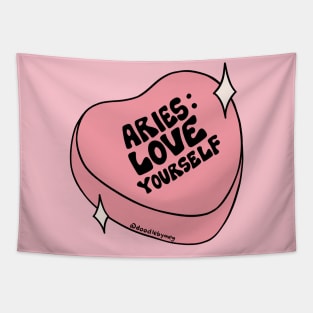 Aries Conversation Heart Tapestry