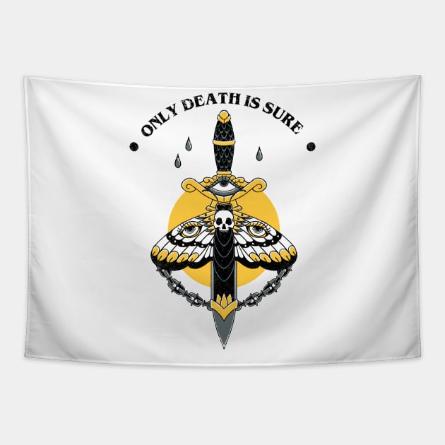 Only Death is Sure Tapestry by massai