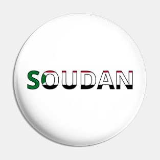 Drapeau Soudan Pin