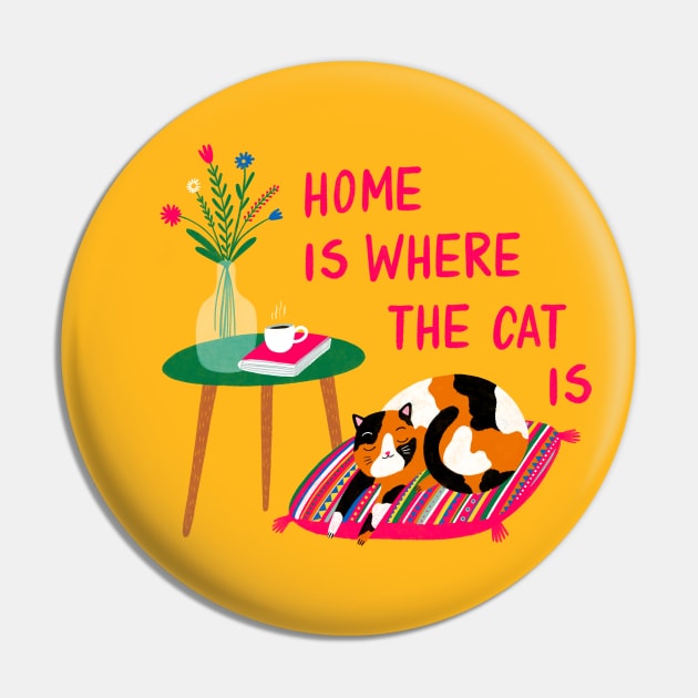 home is where the cat is Pin by Julia Gosteva