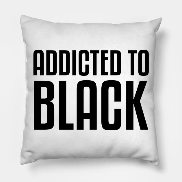 Addicted to Black  | Afrocentric | African American Pillow by UrbanLifeApparel