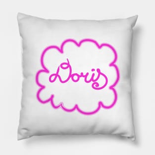Doris. Female name. Pillow