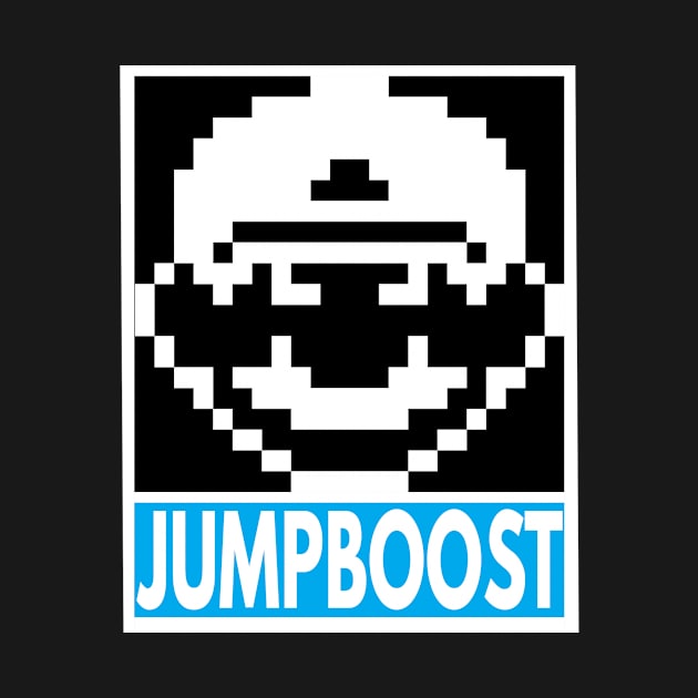 JumpBoost 8-Bit Logo by GodzillaGaming