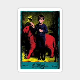 Franz Kafka at the Age of Five Magnet