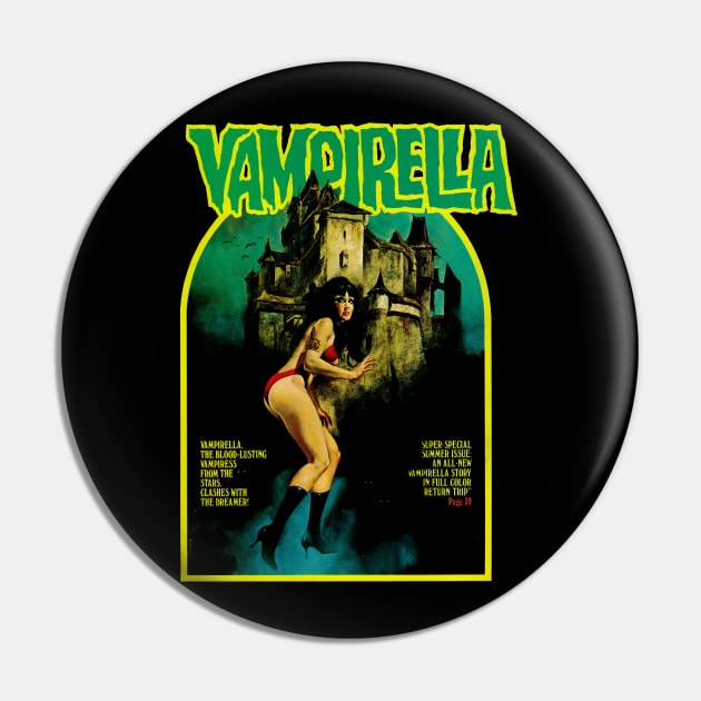 Vampirella Magazine Cover Pin by burristx