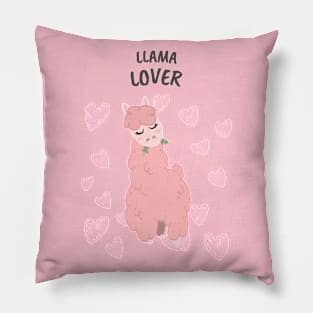 Llama heart Pillow