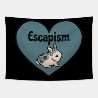 The Escape is Real | Mini Rex Rabbit Having A Bunny Escape From Reality Tapestry