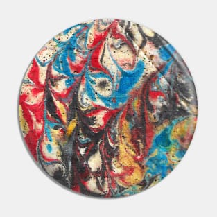 Abstract marble texture T Shirt Pin