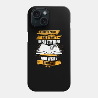 Funny Sermon Clergy Pastor Gift Phone Case