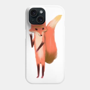 Happy cute fox Phone Case