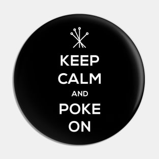 Keep Calm | Funny Acupuncture Design Pin