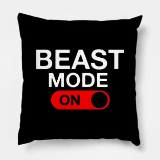 Beast Mode Activated Pillow