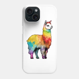 Alpaca Llama Rainbow Phone Case