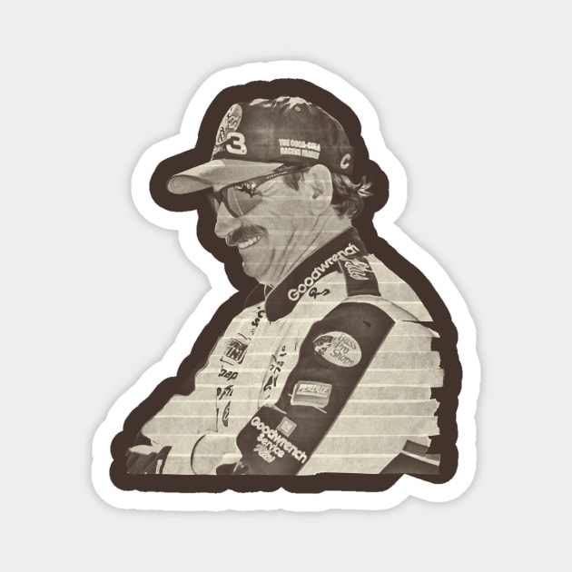 Dale Earnhardt - paper tape Magnet by PAPER TYPE