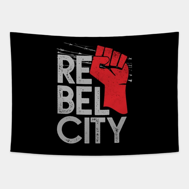 Rebel City Tapestry by ICONZ80