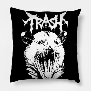 Trash raccoon Pillow