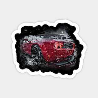 Muscle car devil Magnet