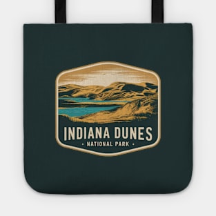 Indiana Dunes National Park Landscape Emblem Tote