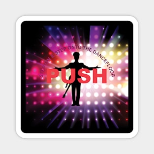 PRINCE 'PUSH' Magnet