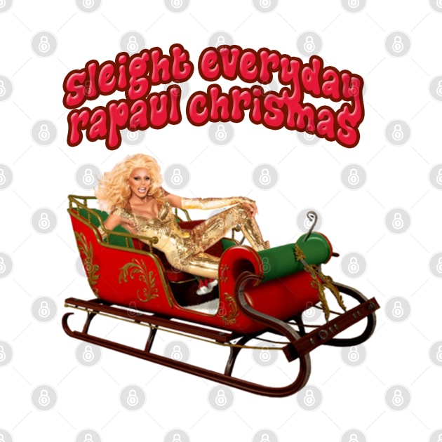 Sleigh Everyday RuPaul Christmas Knit by Angel arts