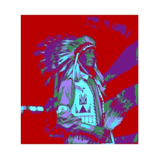 Native American Chief Pop art T-Shirt