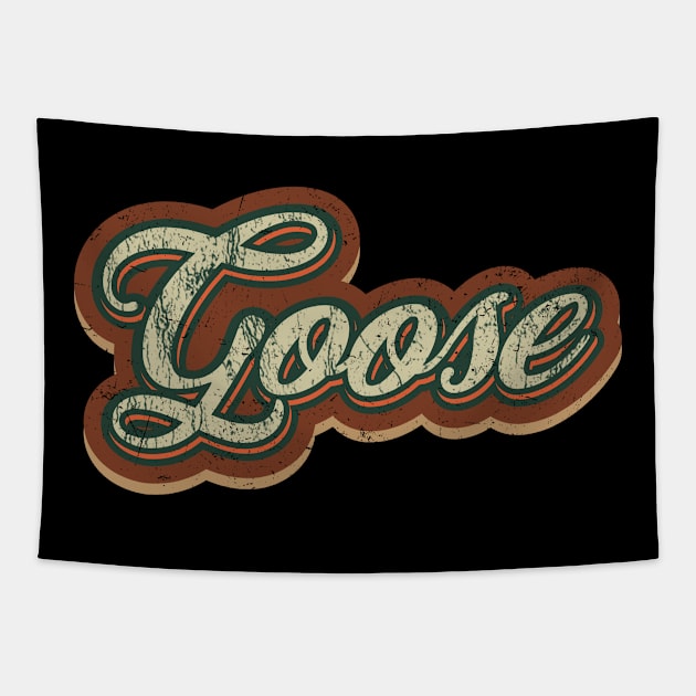 Goose Vintage Text Tapestry by Skeletownn