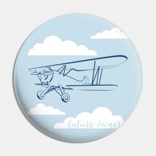 Future Biplane Owner Pin