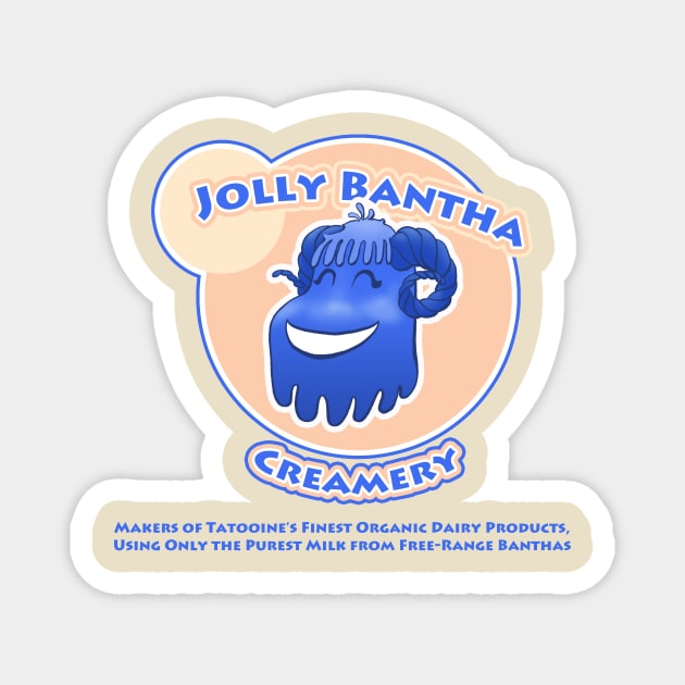 Jolly Bantha Creamery Magnet by CJROBBINS