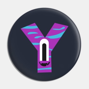 Y Letter Pin