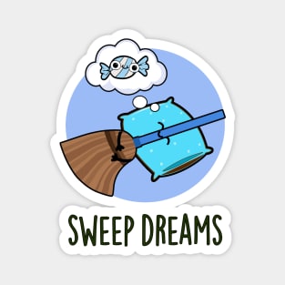 Sweep Dreams Cute Broom Pun Magnet