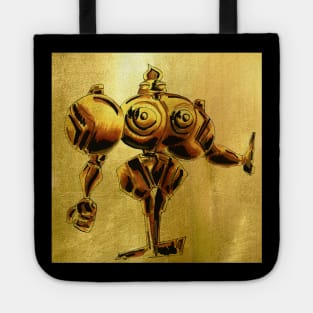 golden huitzil in iconic japan dogu knight beast Tote