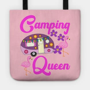 Camping Queen Flamingo Tote