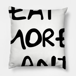 eat more plants Pillow