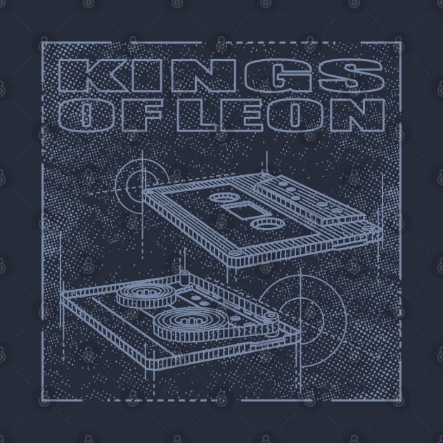 Kings of Leon Technical Drawing by Vector Empire