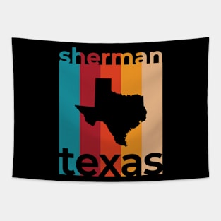 Sherman Texas Retro Tapestry