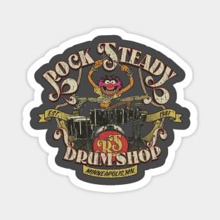 Rock Steady Drum Shop 1981 Magnet