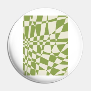 Check Glass | Forest Green Pin