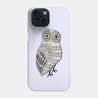 Owl with Curious Gaze Phone Case