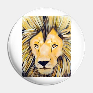 Lion - Acrylic Painting Pin