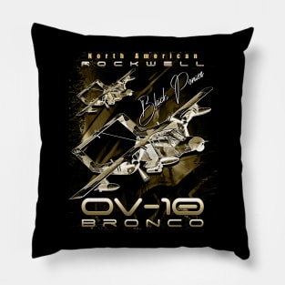 Rockwell OV-10 Bronco Light Attack & Observation Aircraft Pillow