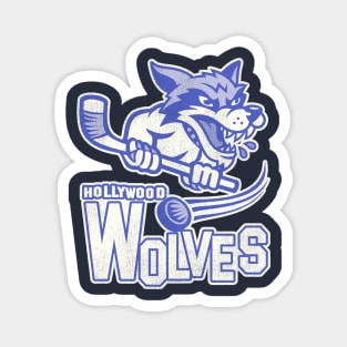 Defunct Hollywood Wolves Hockey Team Magnet