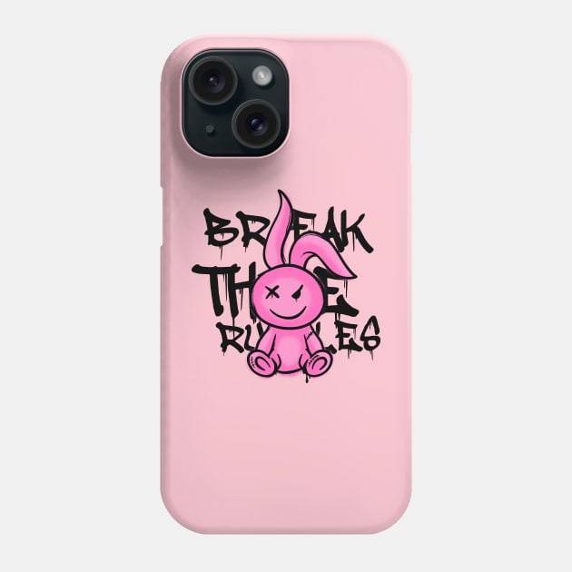 Break the rules Phone Case by Summerdsgn