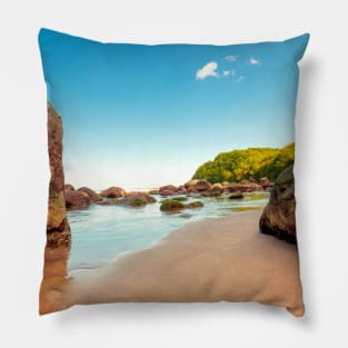 Beach Rocks Pillow
