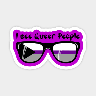 Demisexual Sunglasses - Queer People Magnet