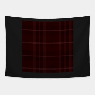 Gothic Aesthetic Arable 1 Hand Drawn Textured Plaid Pattern Tapestry